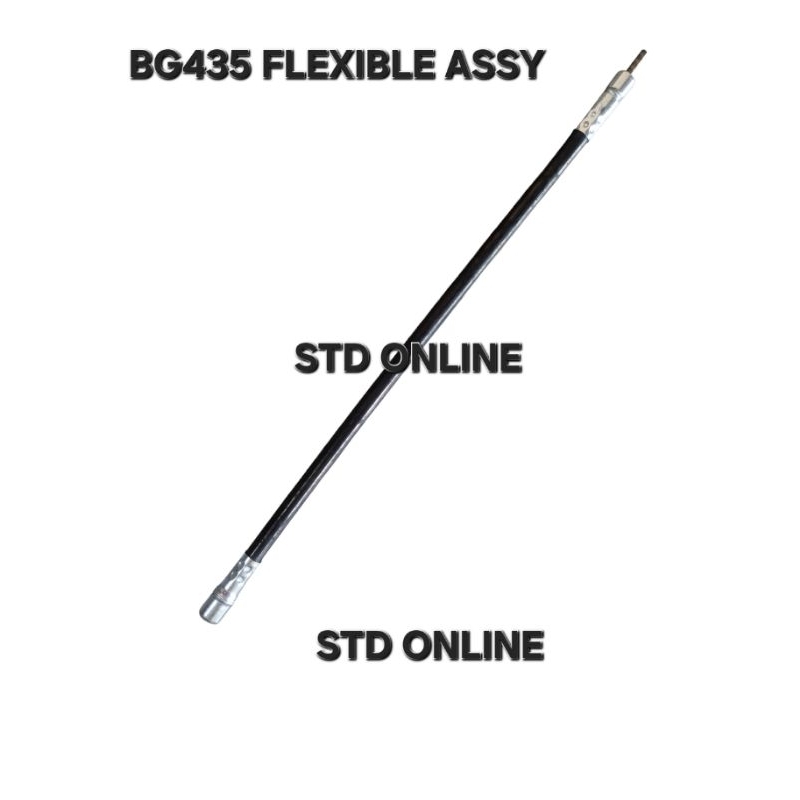 Bg435 rumah flexible shaft +shaft Assy mesin rumput 4tak