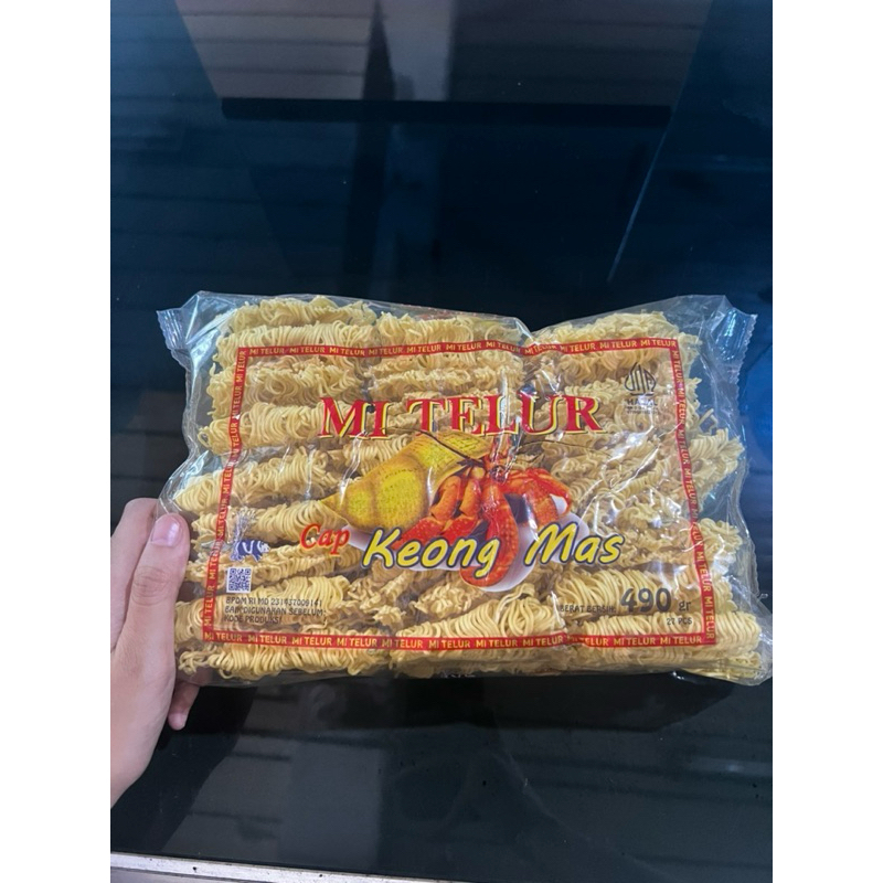 

READY STOKK MIE TELUR KEONG MAS 490 Gram TERMURAHH