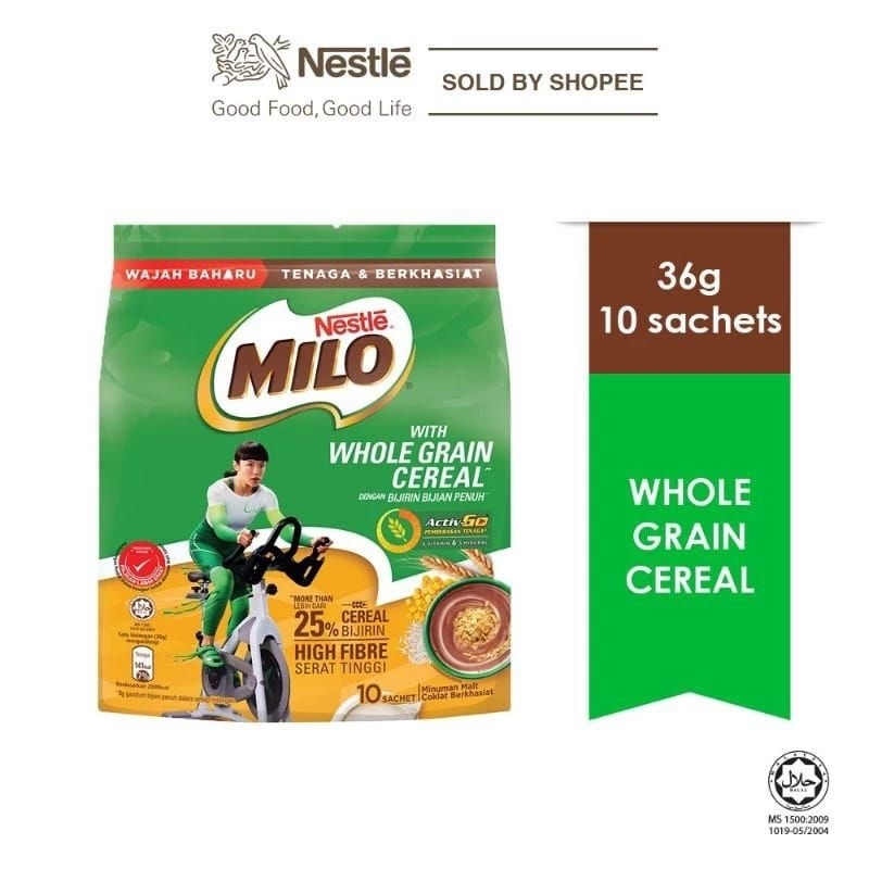

Milo Malaysia Active go With Whole Grain Cereal