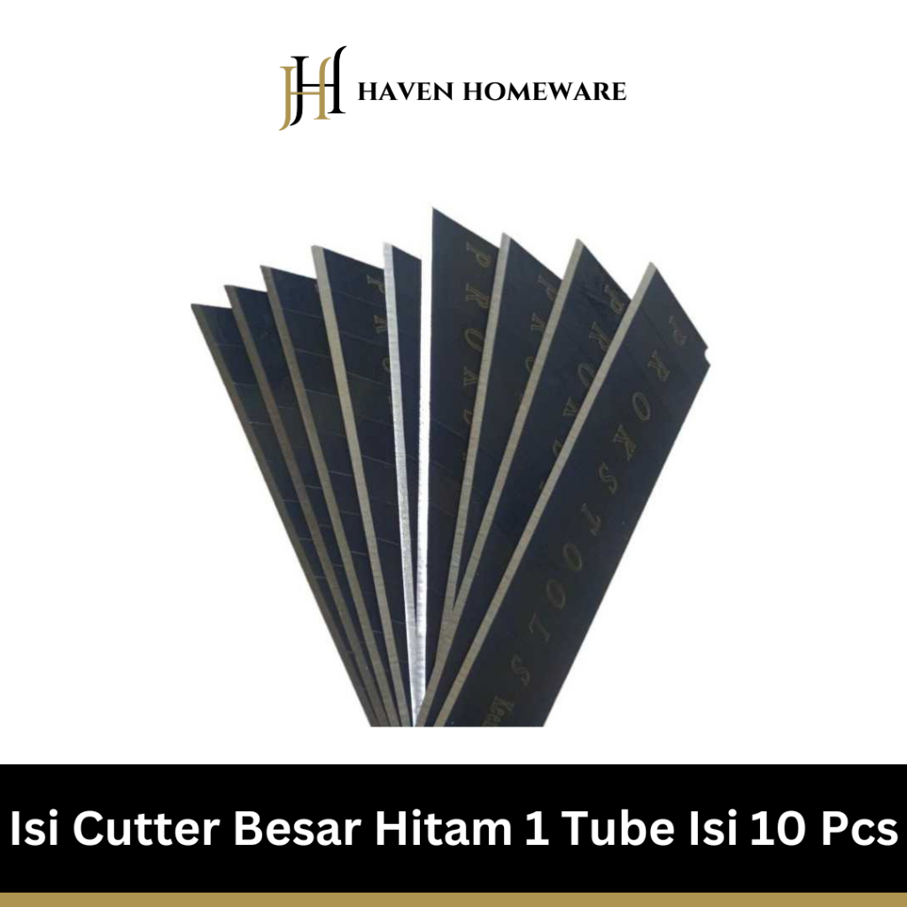 

Refill Cutter Besar 10 pcs Mata Cutter Berkualitas Isi Mata Pisau Kater/piso/isi pisau besar/pisau kater/cutter/mata pisau
