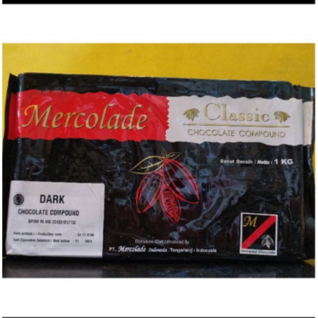 

mercolade cokelat compound kemasan 1kg