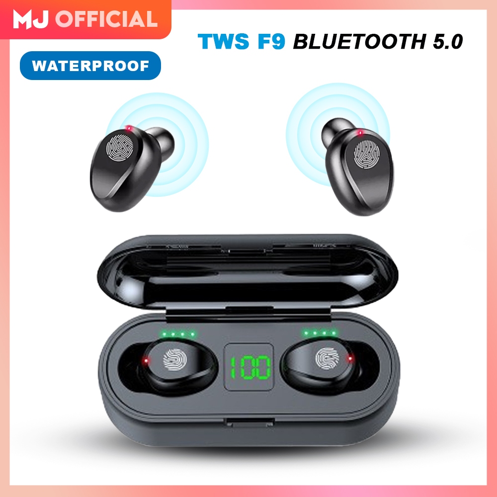 TWS F9 Wireless Bluetooth Earphone Mini Earbuds TWS
