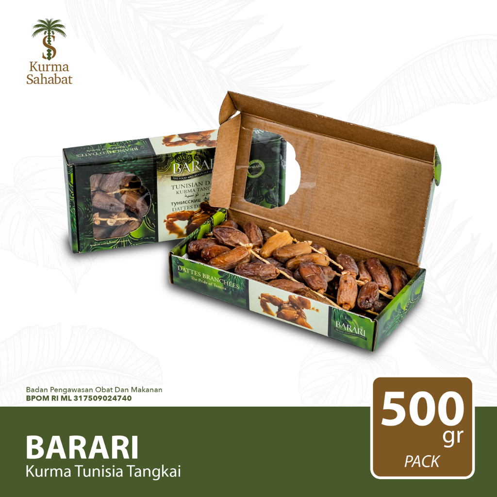 

Kurma Barari 500Gr Tangkai Tunisia