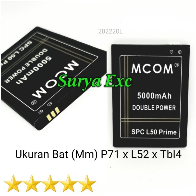 Baterai SPC L50 Prime L50Prime L50prima L50 Prima Double IC Protection
