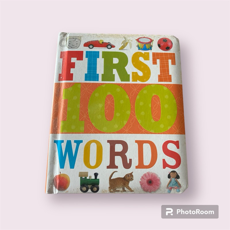 Buku Bacaan Bayi Import 100 FIRST WORDS