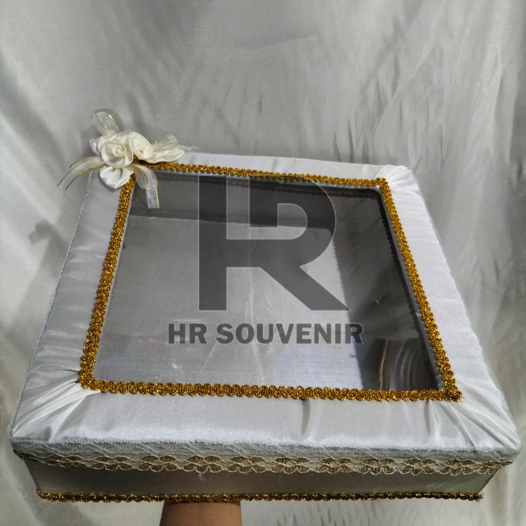 Kotak Kado Box Hampers |  Kotak Seserahan | Kotak Kue Parcel Renda