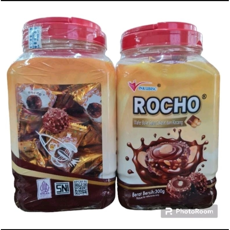 

INKUBISC ROCHO WAFER COKLAT BULAT 300GRAM Camilan