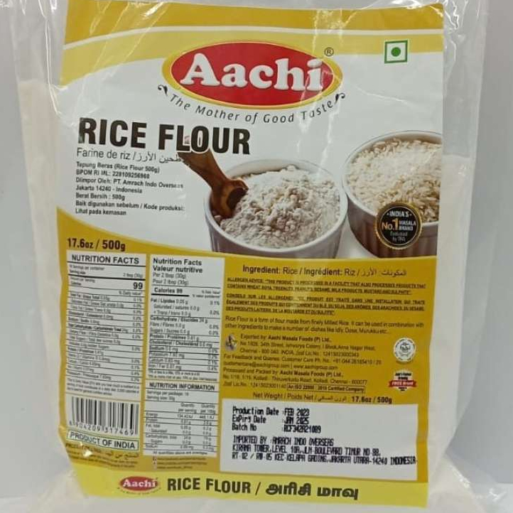 

RICE FLOUR AACHI 500G / Tepung Beras