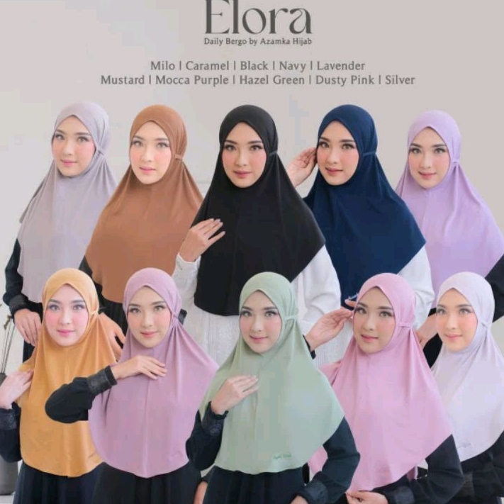 JILBAB BERGO ELORA BY AZAMKA