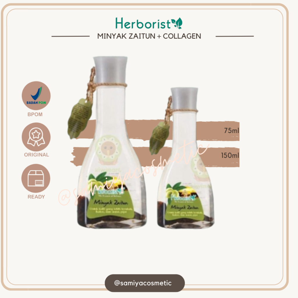 Herborist Minyak Zaitun 75ml | Herborist Minyak Zaitun 150ml