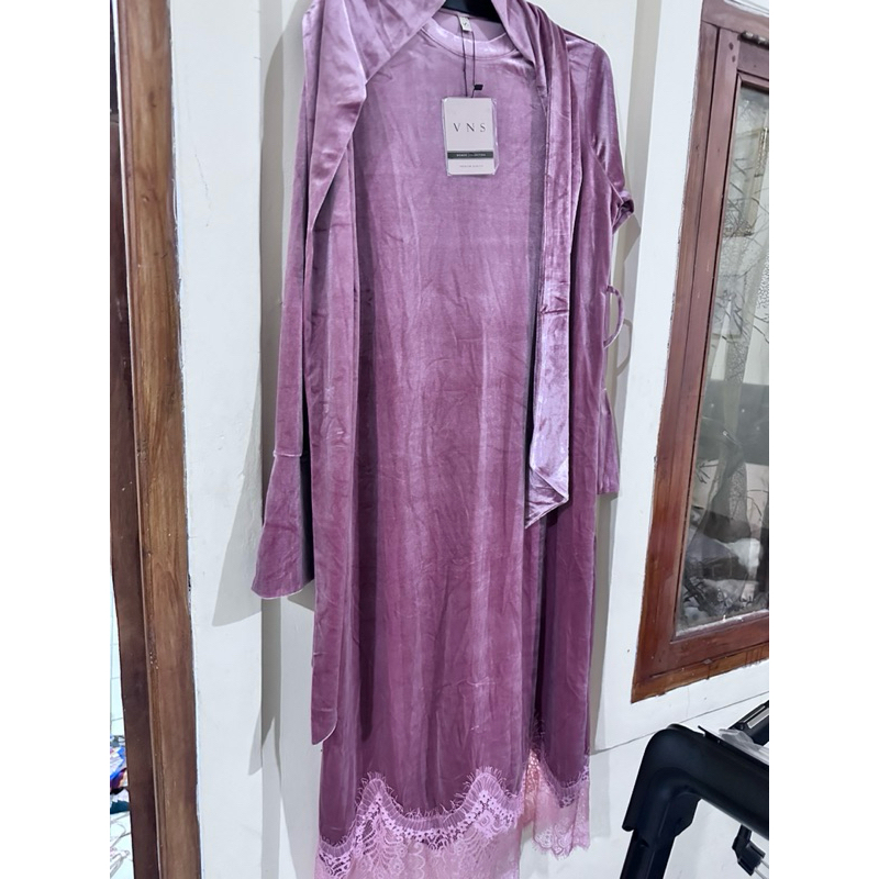 DRESS VNS SUEDE VELVET