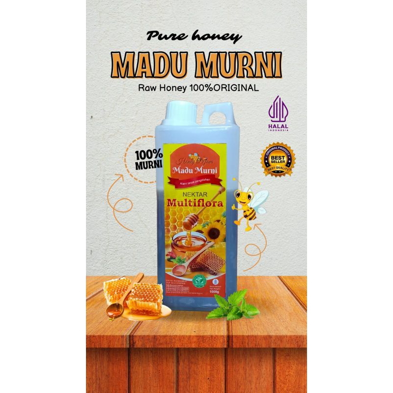 

Madu Ternak Asli 100%||Honey D'Java||Ukuran 1Kg