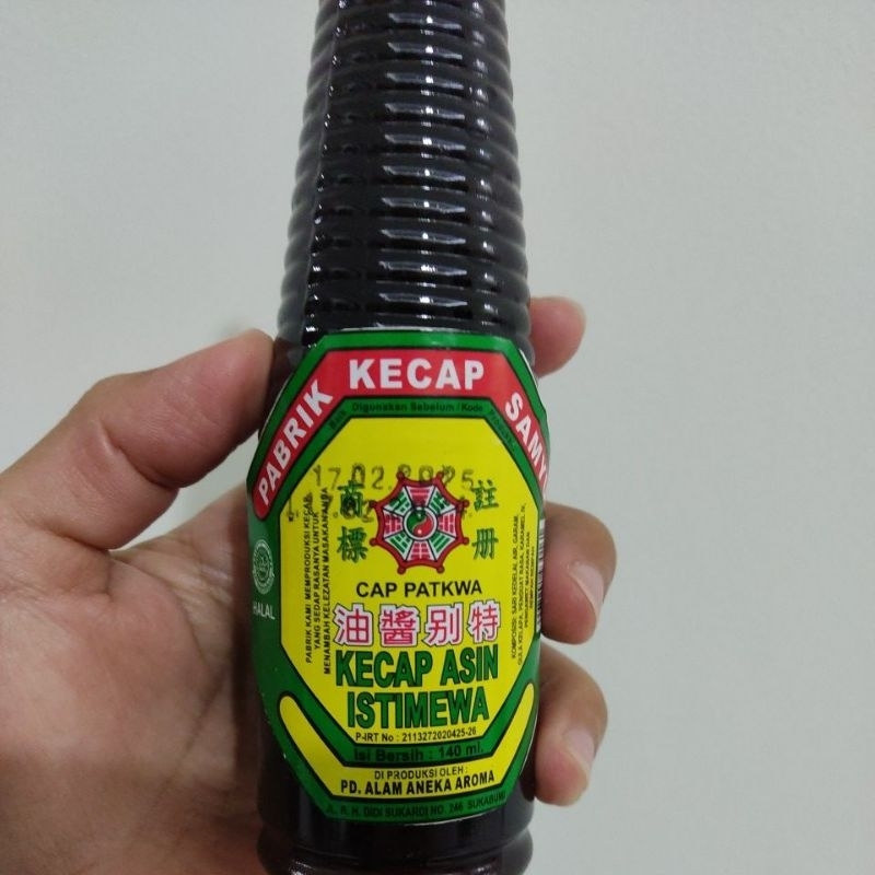 

Kecap Asin Samyu patkwa 140ml Sukabumi