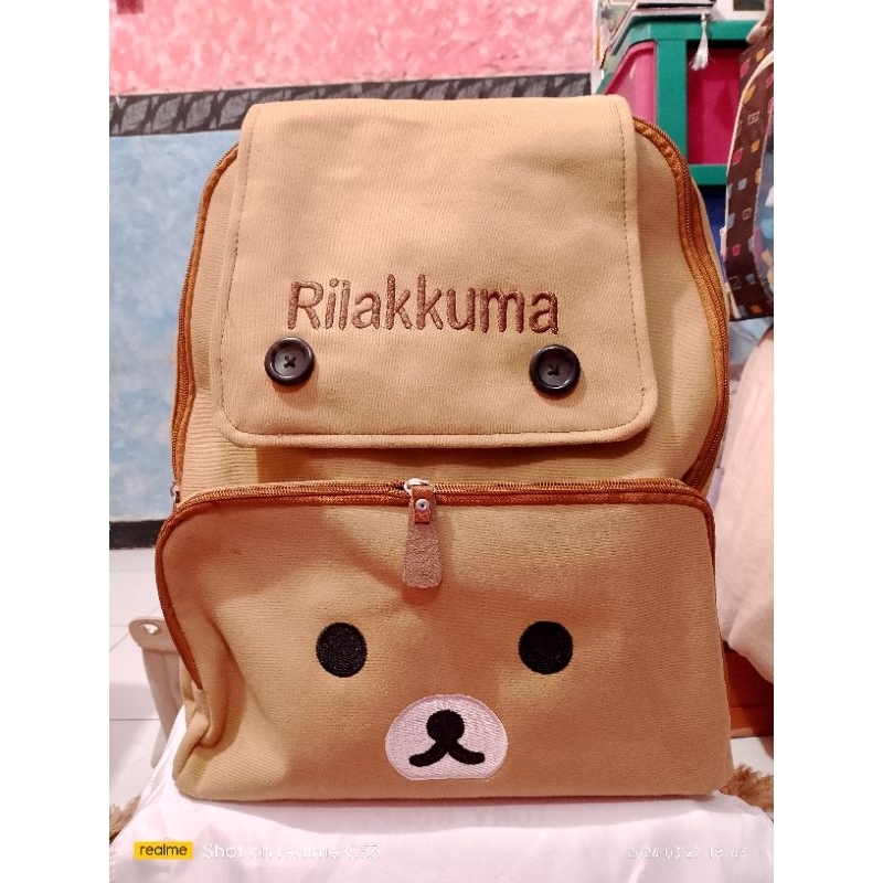 Ransel Rilakkuma Mocca