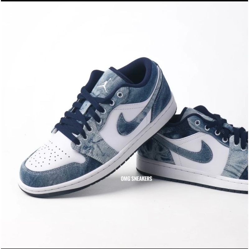 Air Jordan 1 Low SE Washed Denim - BNIB Original 100%