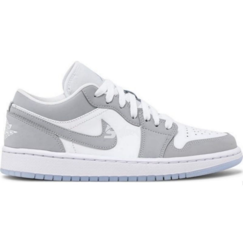 Air Jordan 1 Low "White Wolf Grey" 100% Authentic