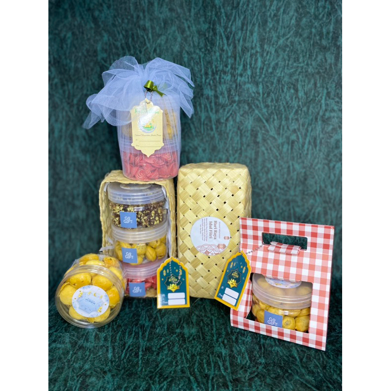 

Paket hampers lebaran - Paket silver isi 3 toples snack
