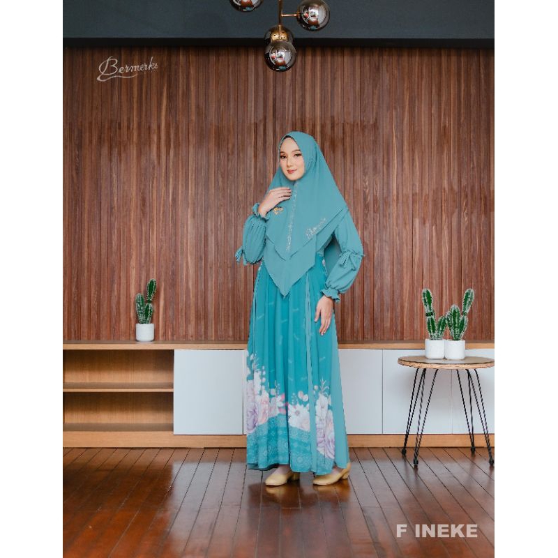habisin FAIZA INEKE gamis set original by BERMERKS SYARI