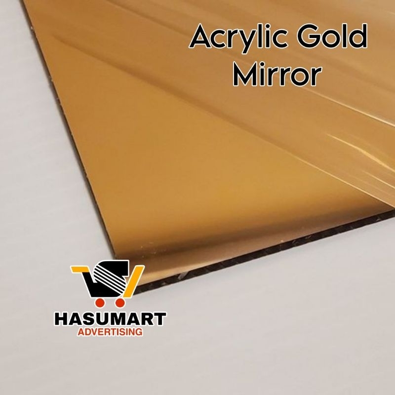 Akrilik Gold Mirror Custom / Akrilik Lembaran / Acrylic Sheets