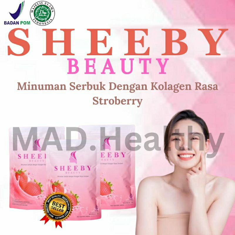 SHEEBY BEAUTY minuman kolagen pemutih badan Asli Ori BPOM