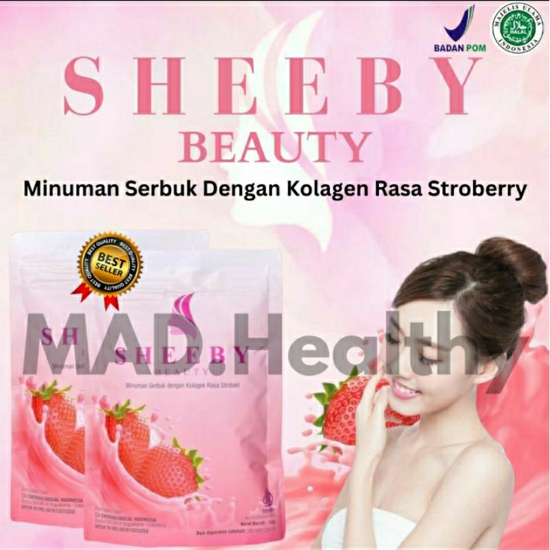 SHEEBY BEAUTY Minuman kolagen pemutih badan Asli Ori BPOM