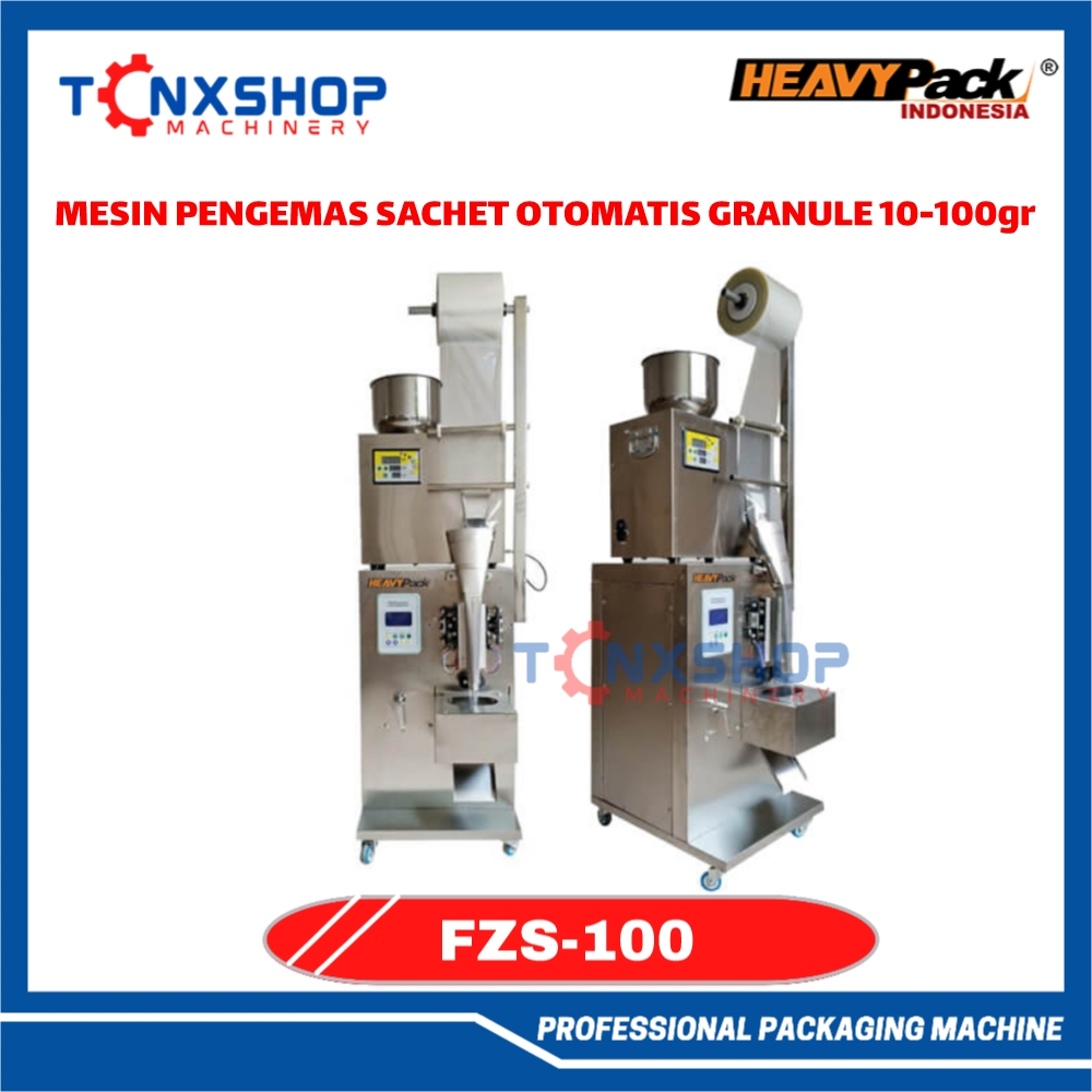 Mesin Pengemas Sachet Otomatis Butiran / Bubuk FZS-100TSS HEAVYPACK