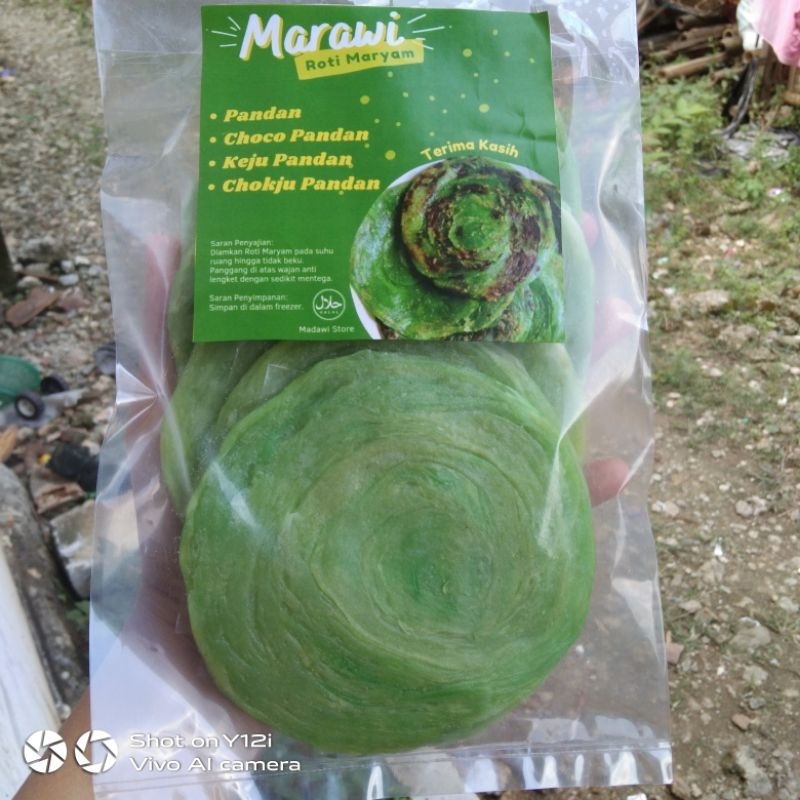 

Roti Maryam. Roti Canai. Enak, Murah. Varian Pandan. 1 pack isi 6pcs