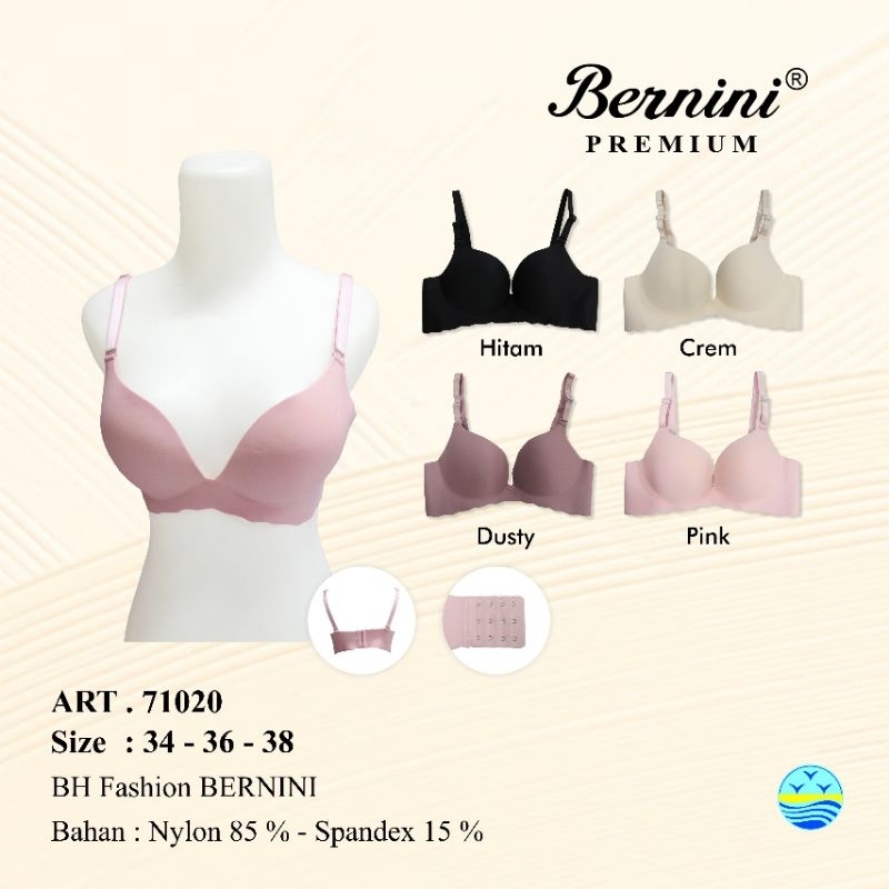 Bra Bernini Fashion Tanpa Kawat Cup Kecil Bh 71020
