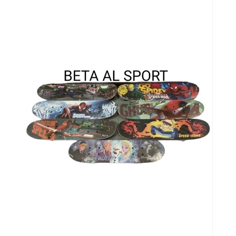Skateboard / Sketbot / Papan Seluncur Anak Size M Model Amplas