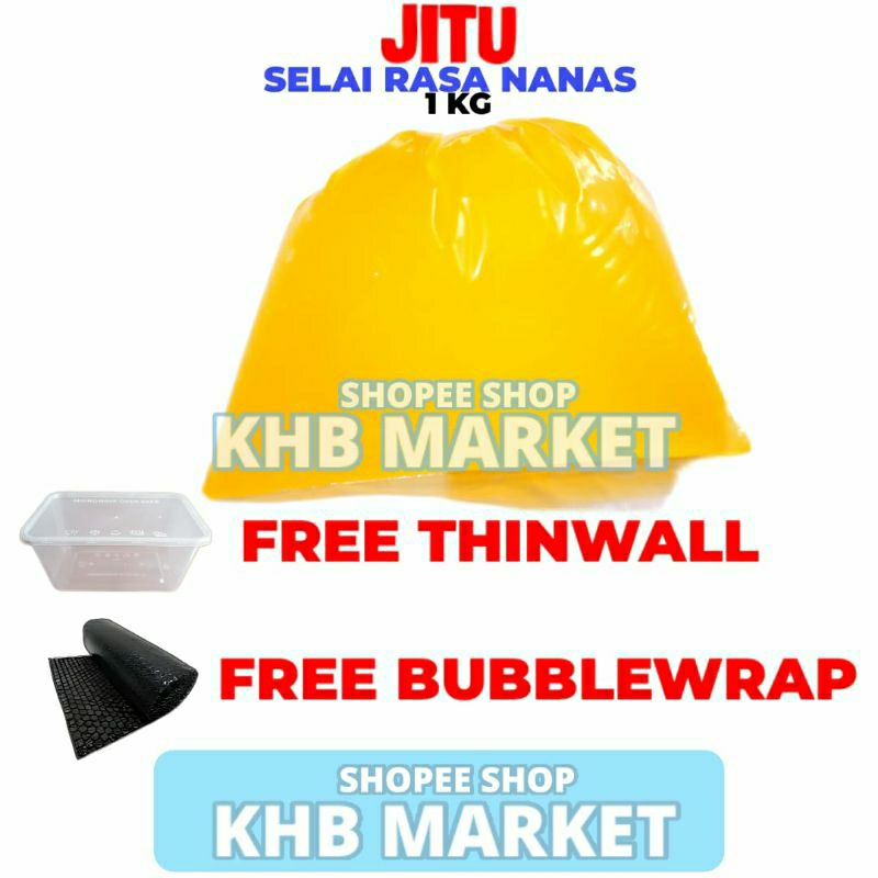 

Selai Nanas 1 KG Repack Ekonomis Merk Jitu