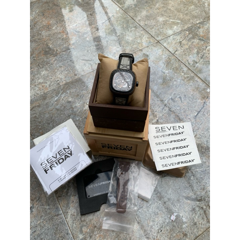 Jam tangan SevenFriday S7 SF P3C-09 carbon automatic ( Second)