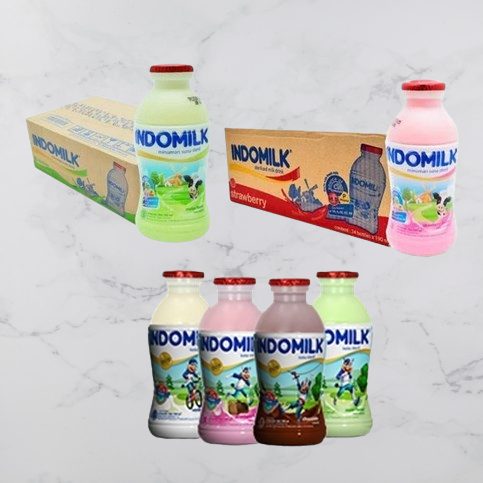 

( 1 DUS ISI 24 PCS ) ~ INDOMILK SUSU 190 ML ALL VARIANT
