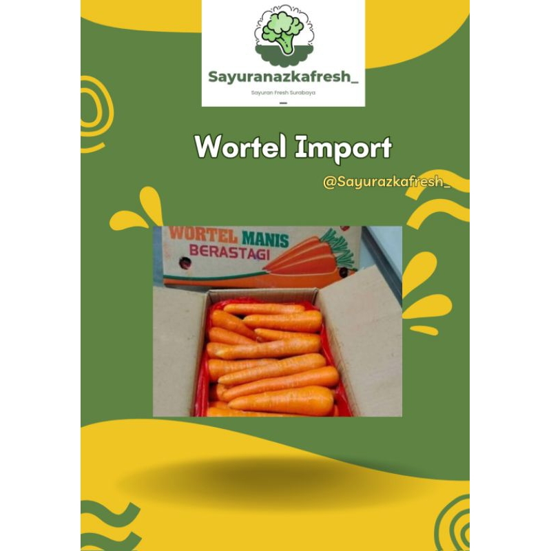 

Wortel Import barastagi 500gr-1kg