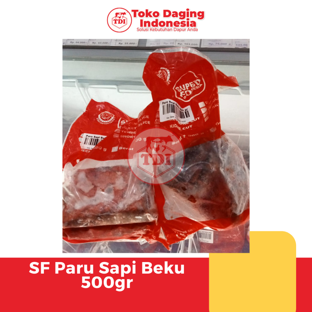 

SF Paru Sapi Beku 500gr