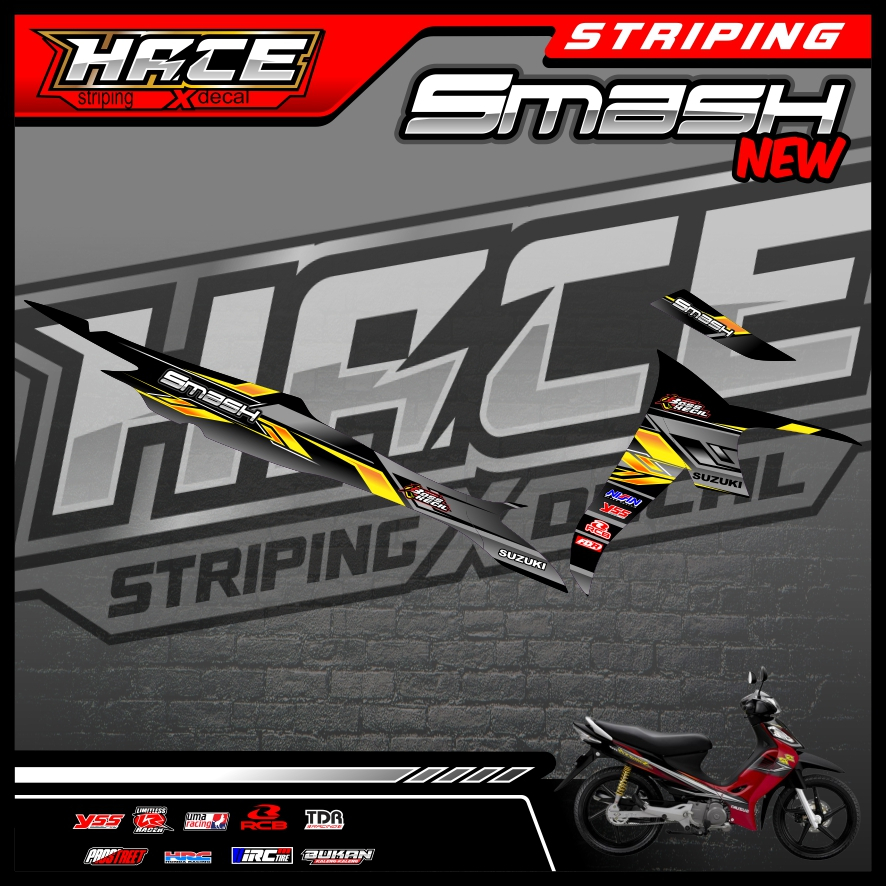 241 STICKER STRIPING SMASH NEW - STRIPING SMASH NEW PREMIUM