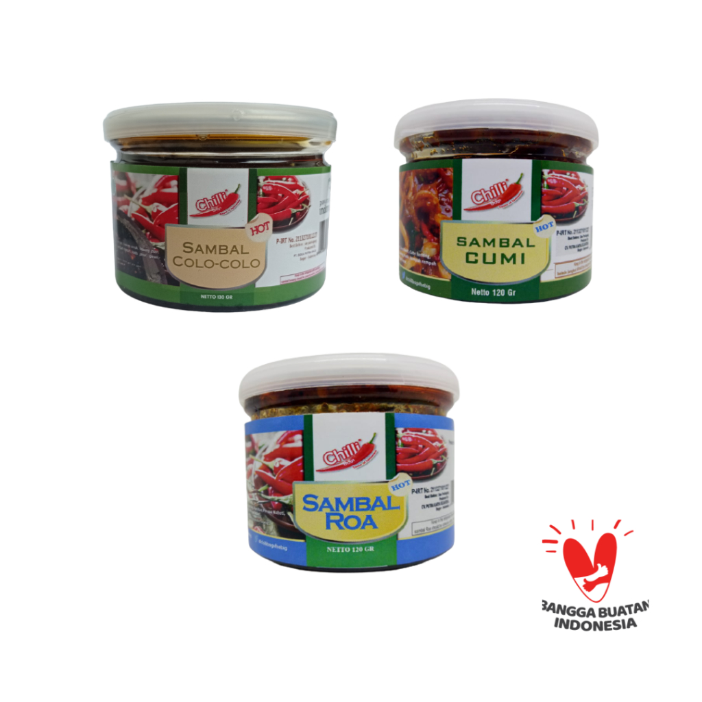 

Paket Sambal Trio Chillibag 2 Sambal Khas Nusantara