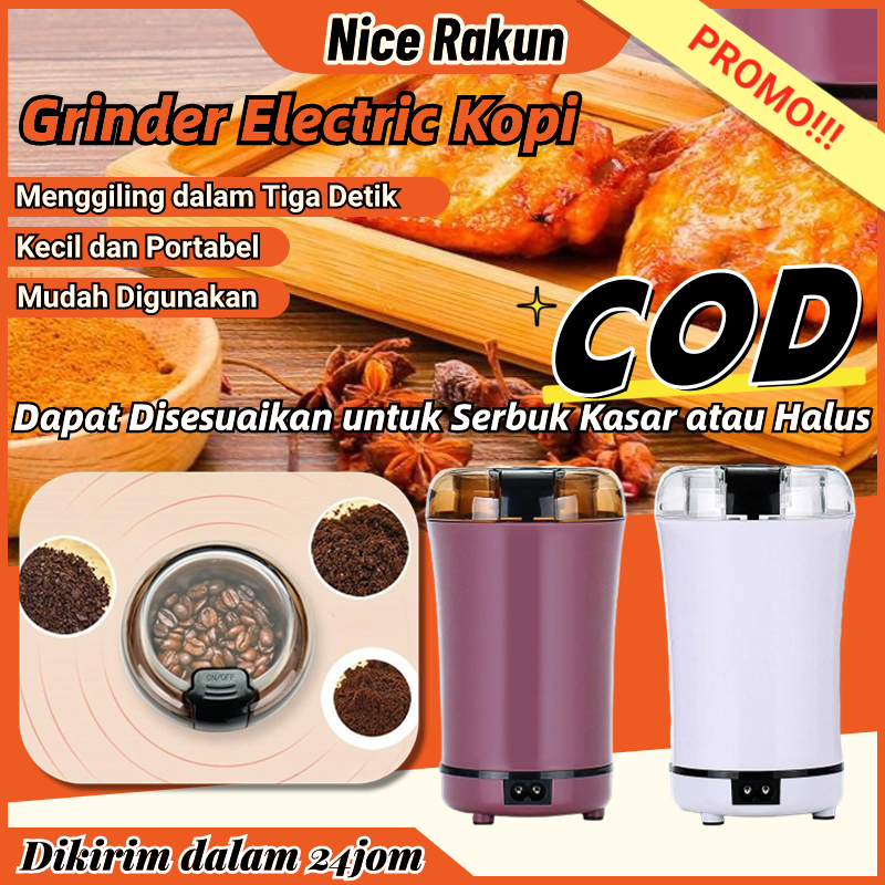 Blender Chopper Bubuk Giling Kopi Cabe Beras Kacang Biji Portable