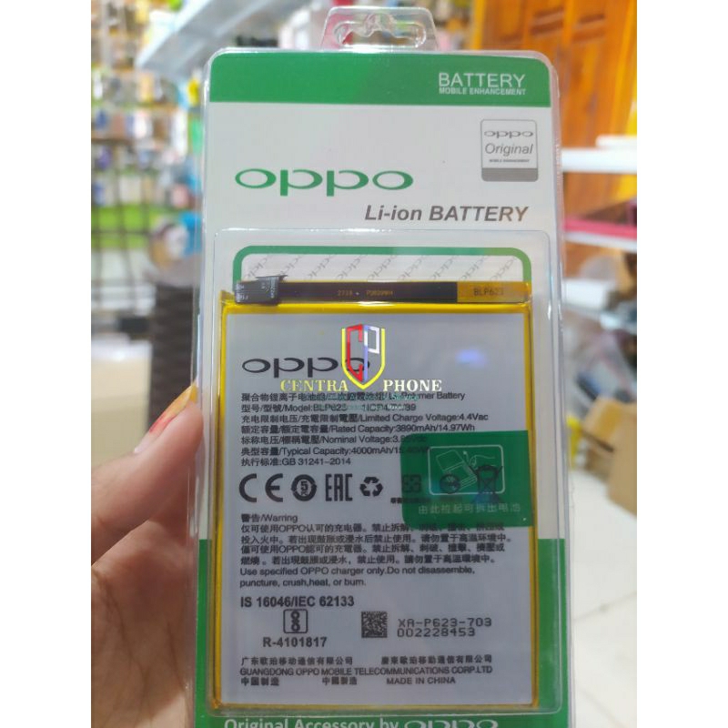 BATRE BATREI BATERAI OPPO F3 PLUS BLP623 ORIGINAL 99%