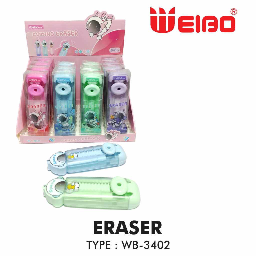 

FYM WEIBO ERASER PUSH WB-3402 KARAKTER ASTRONOT - PENGHAPUS MEKANIK