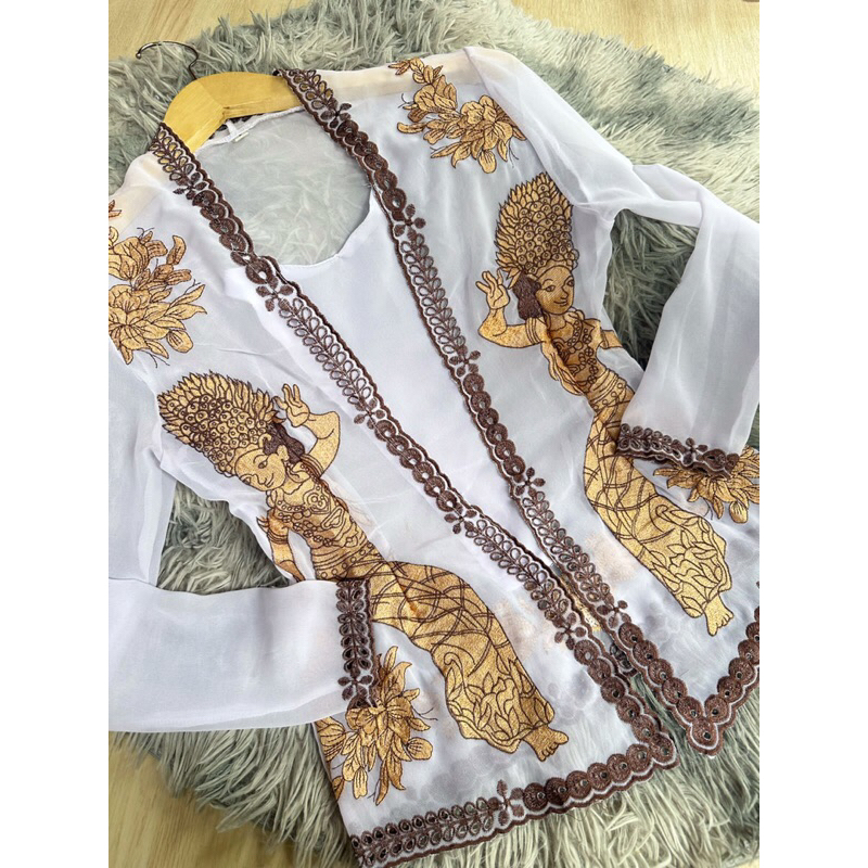 WKB || Kebaya motif wayang || Kebaya jadi bordir || Kebaya jadi bordir wayang || Kebaya Bali Modern 