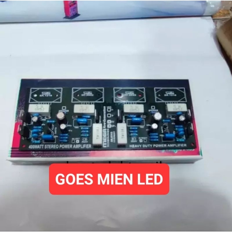 kit driver power amplifier 400 watt stereo