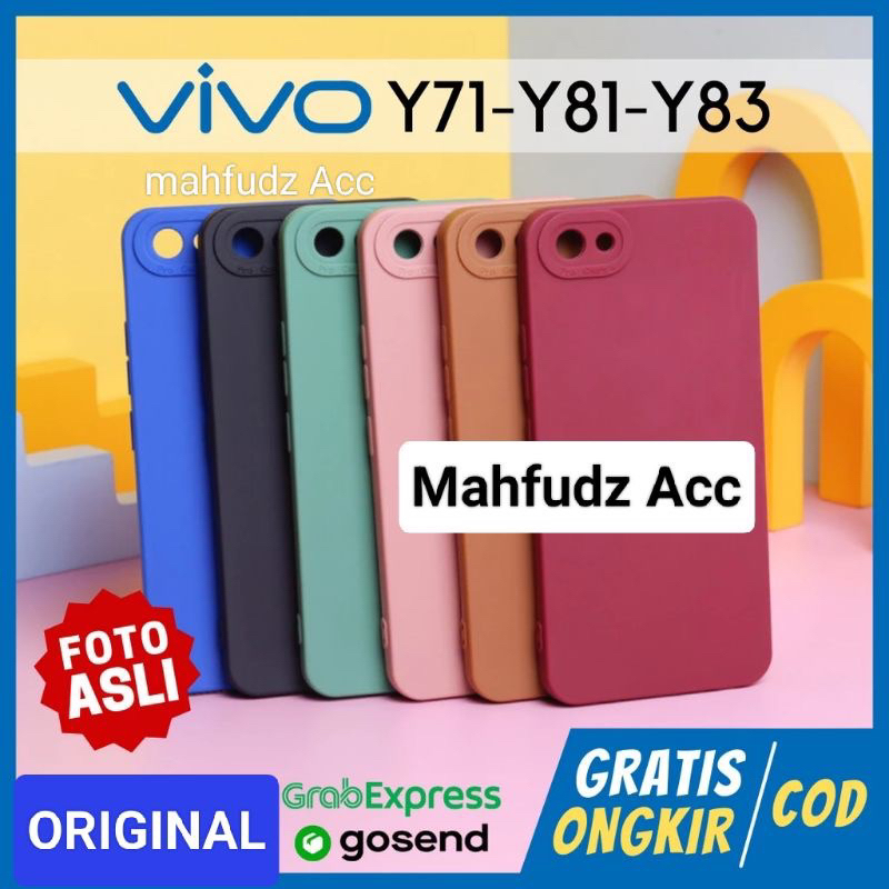 SoftCase Macaron Pro Camera Vivo Y71 / Y81 / Y83 Case Warni Terbaru