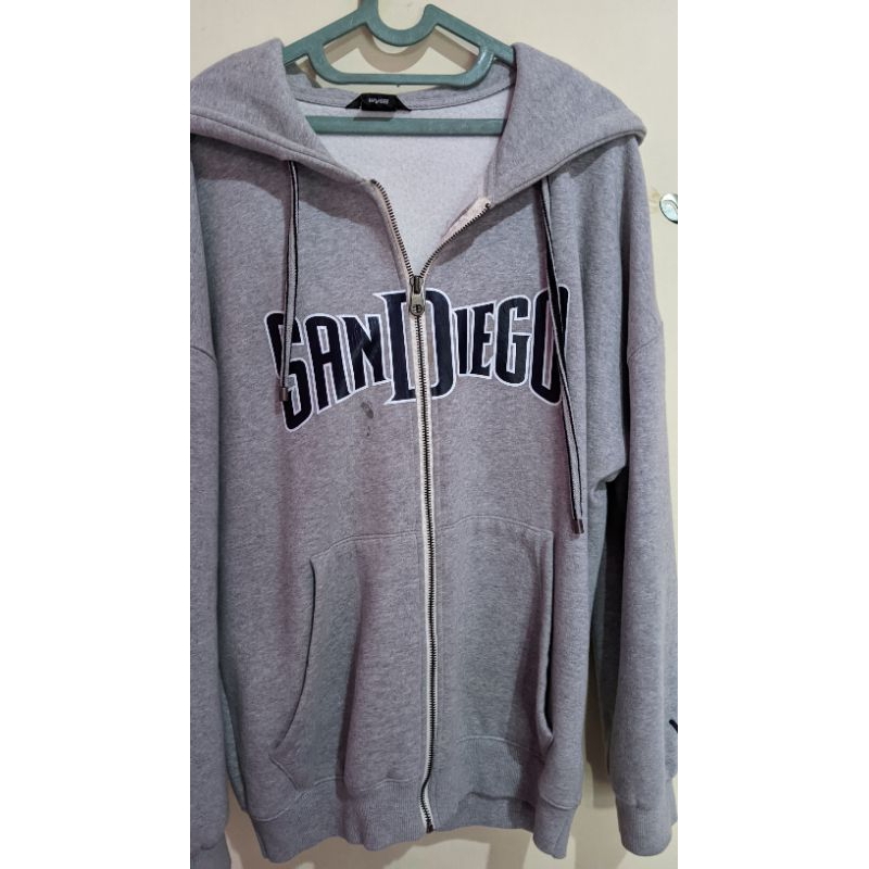 HOODIE ZIPPER SHERPA GREY ABU SANDIEGO