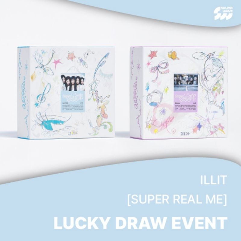 [PO] ILLIT 1ST MINI ALBUM "SUPER REAL ME" LUCKY DRAW EVENT / ALBUM ILLIT SUPER REAL ME