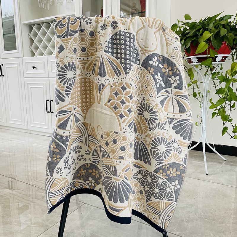 ND1 Handuk Katun Dewasa Handuk Mandi Import Katun Linen Karakter Cantik