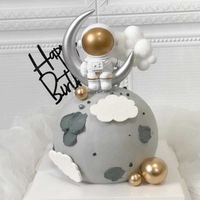 Topper astronot hiasan kue ulang tahun tema astronor | topper astronot kue ultah cake topper astrono