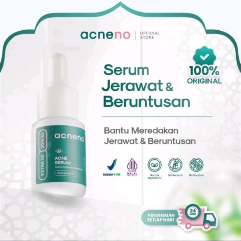 [CLEARANCE SALE] Serum Jerawat - Acneno | Serum Perawatan Jerawat Meradang & Komedo