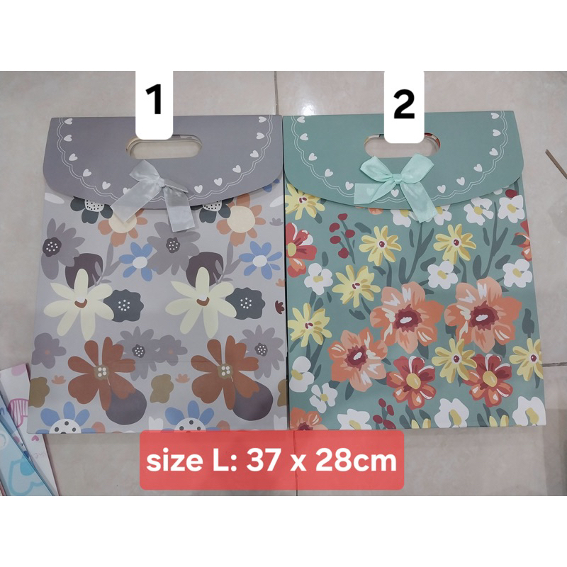 Paperbag Pond Motif / Paperbag Plong Fancy / Paperbag Tanpa Tali