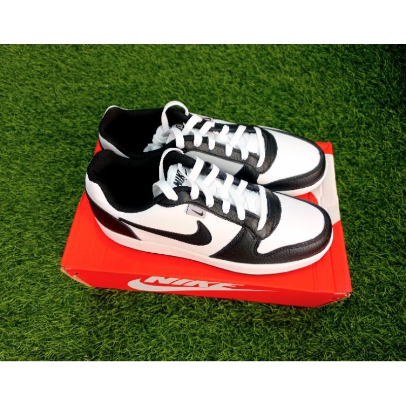 NIKE Sepatu Pria Ebernon Low Premium - Putih Hitam Abu