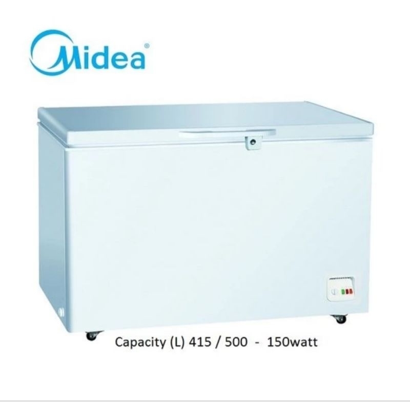 BOX FREEZER MIDEA 450LITER CHEST FREEZER 450L HS543CK